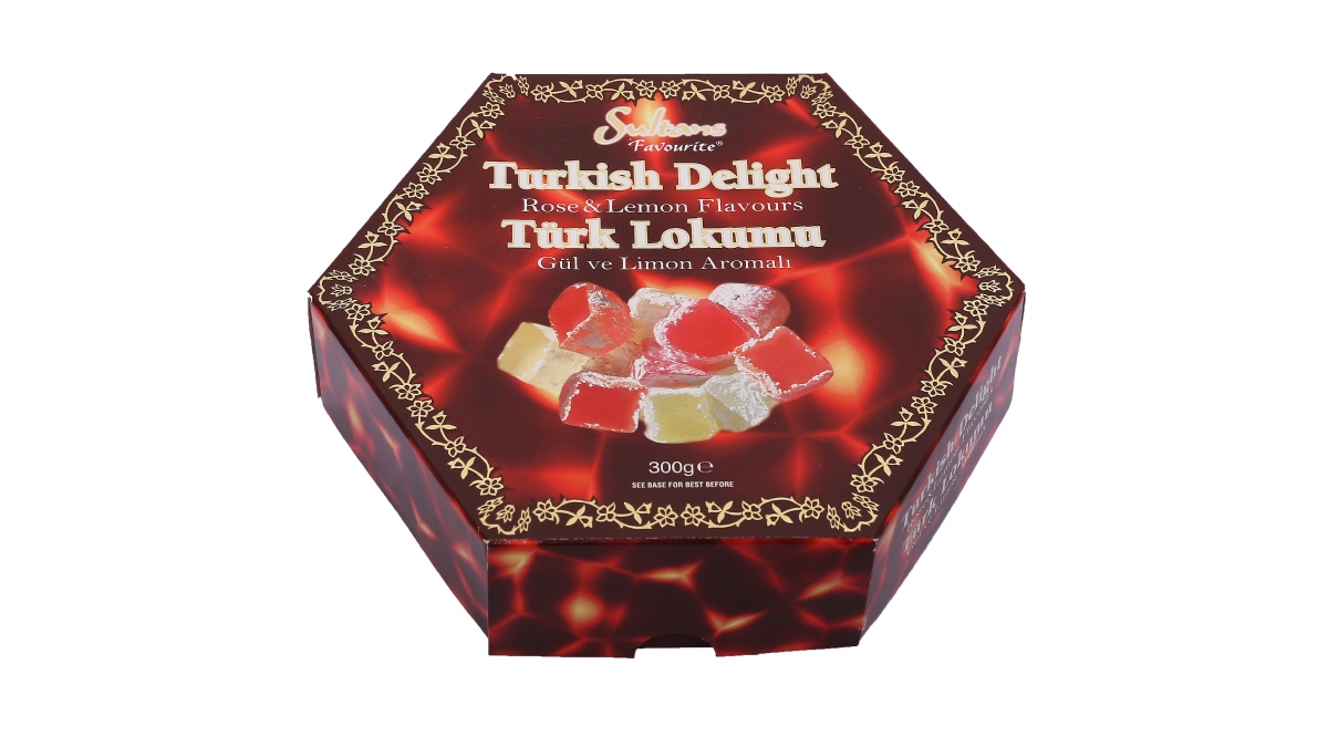 Gül ve Limon Aromalı Türk Lokumu